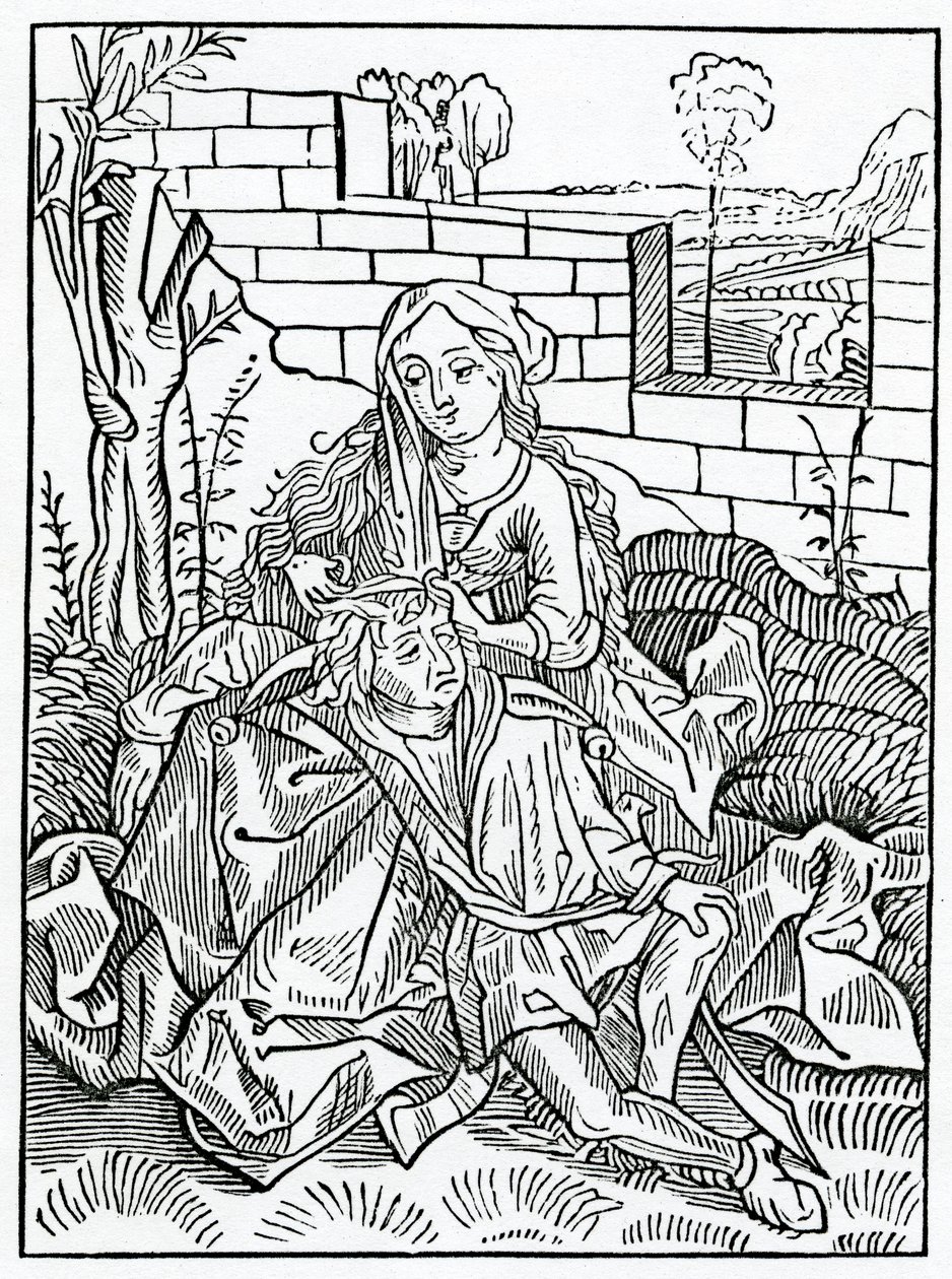 Dei folli che non possono mantenere segreto il proprio consiglio, illustrazione dalla traduzione inglese di Alexander Barclay di 