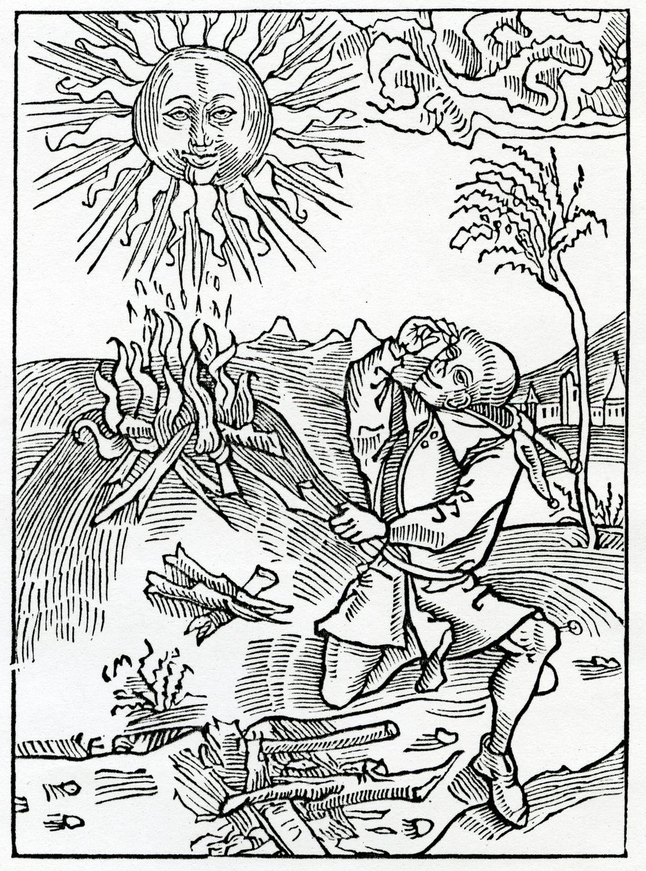 Di coloro che parlano follemente contro le opere di Dio, illustrazione dalla traduzione inglese di Alexander Barclay di 