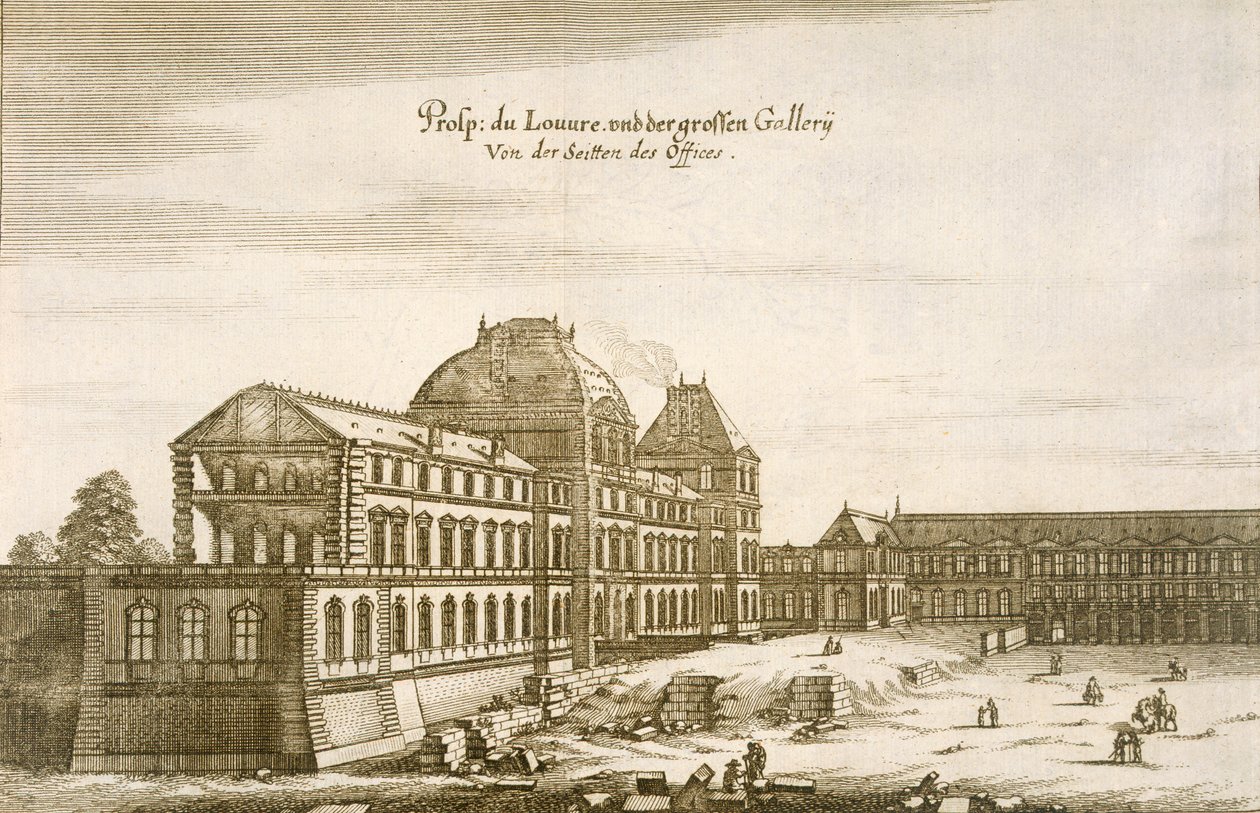 Palais du Louvre da German School