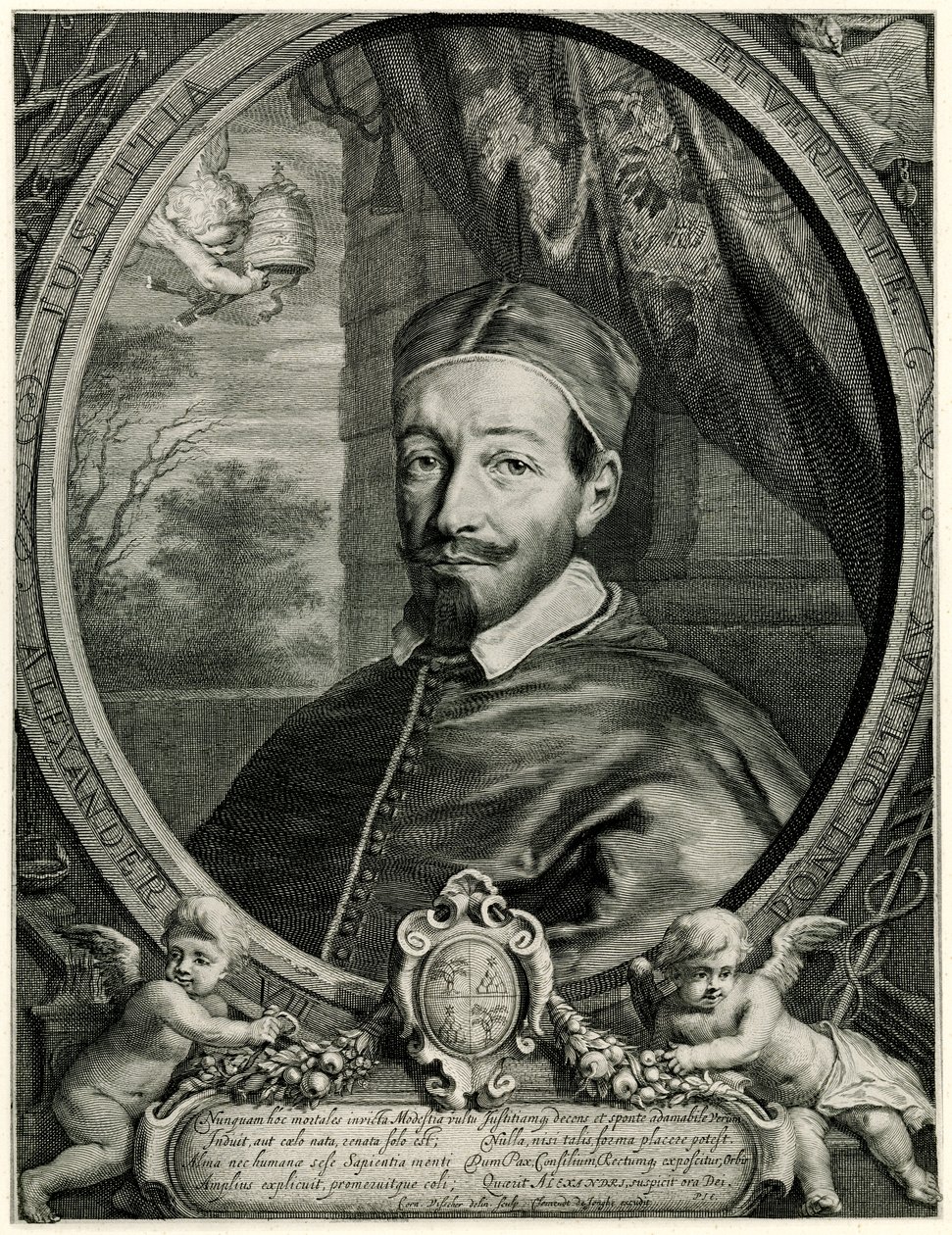 Papa Alessandro VII da German School