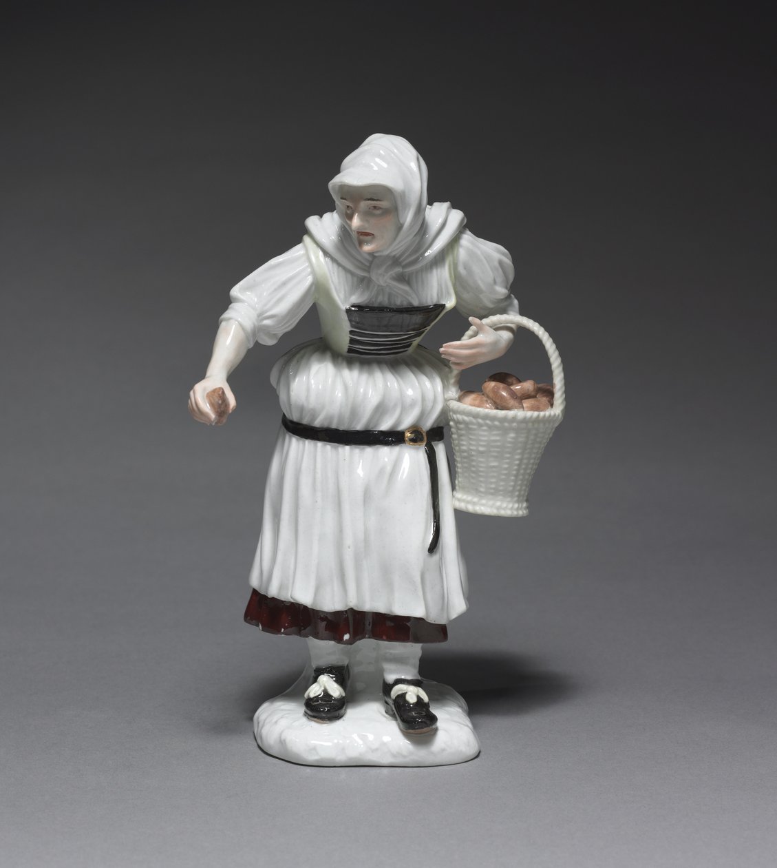 Contadina, fabbrica di porcellana di Meissen, Germania, modellata da Johann Joachim Kändler da German School