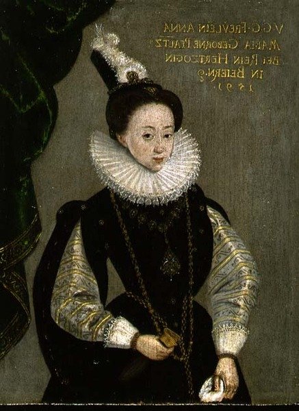 Ritratto di Anna Maria, Duchessa di Baviera da German School