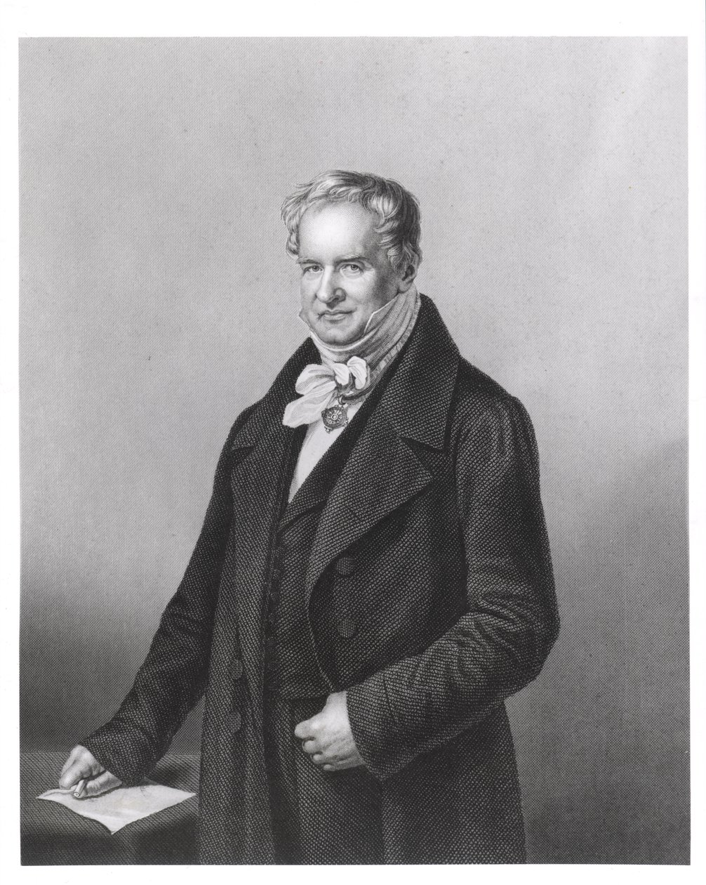 Ritratto del Barone Alexander von Humboldt (1769-1859) da German School