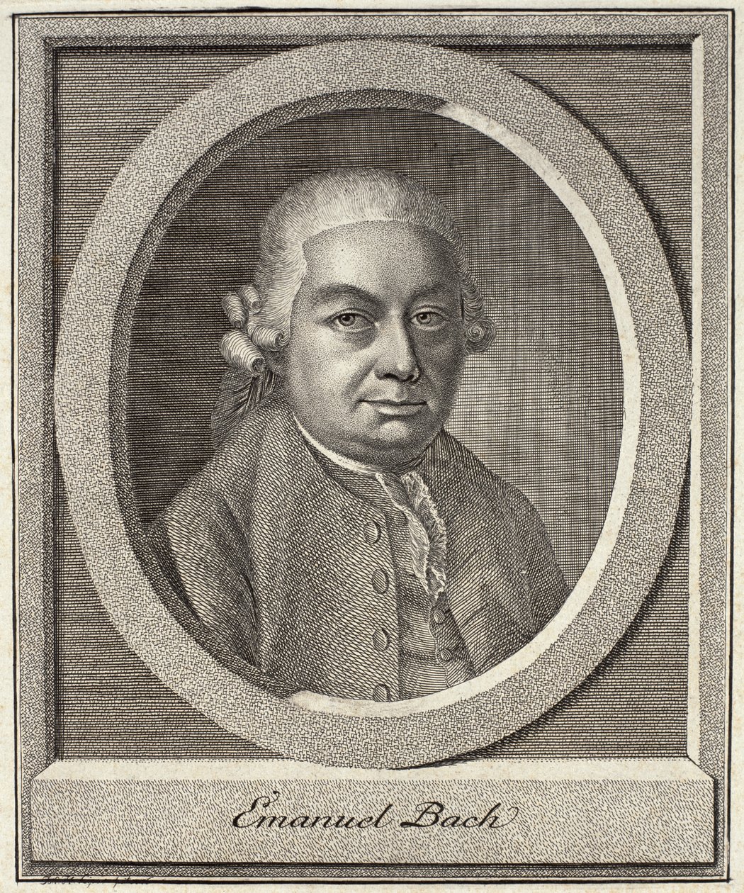Ritratto di Carl Philipp Emanuel Bach (1714-88) da German School