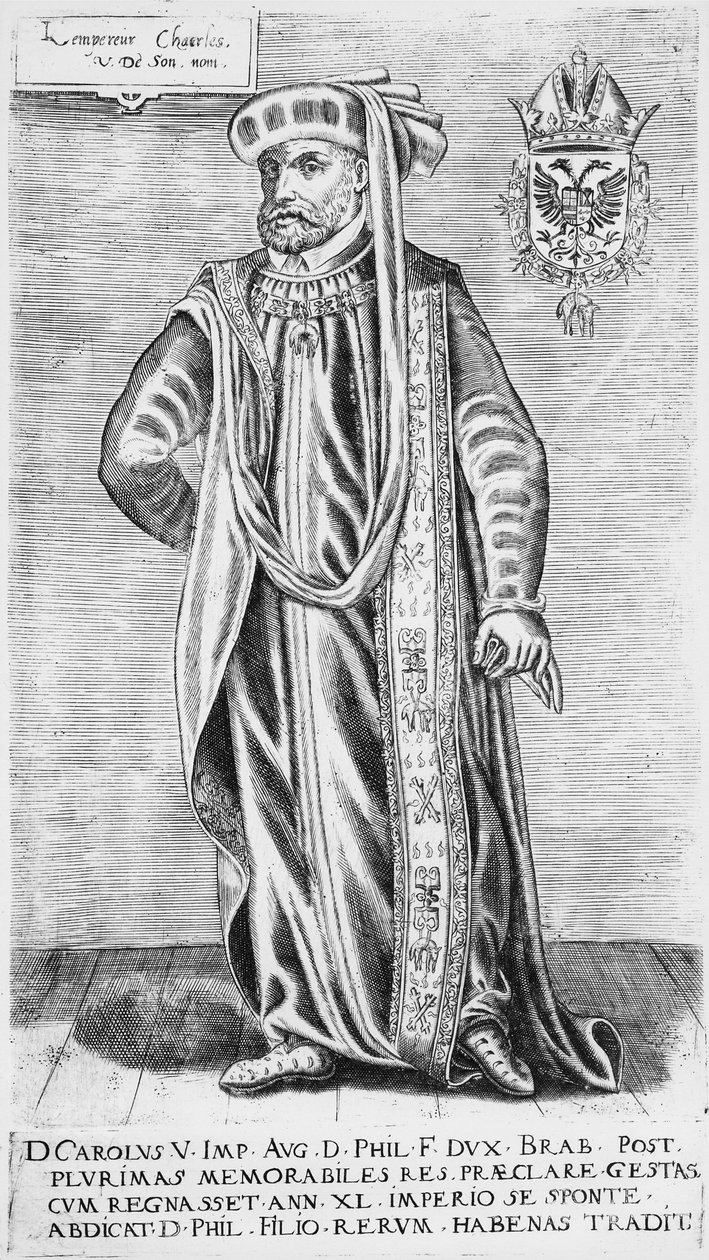 Ritratto di Carlo V (1500-1558), Sacro Romano Imperatore da German School