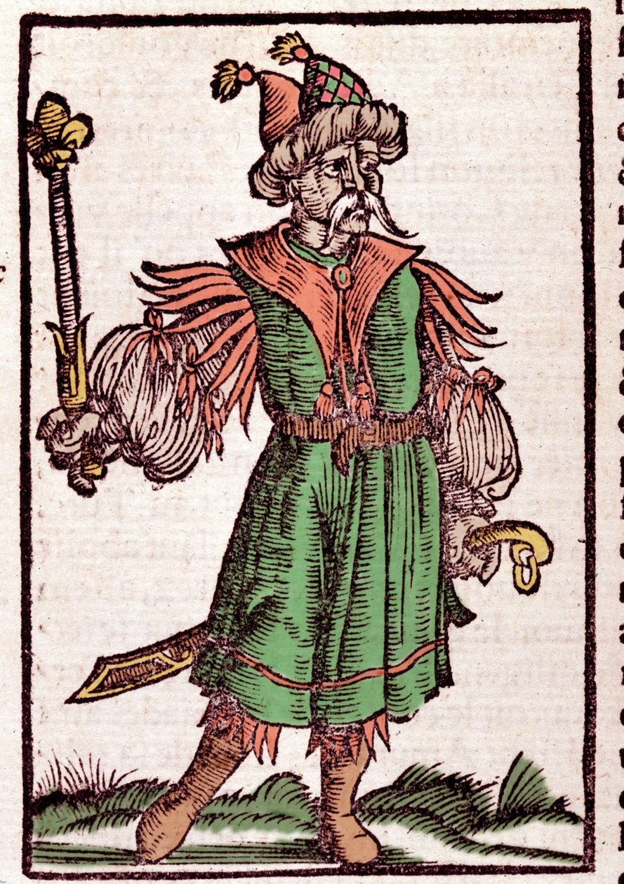 Ritratto di Gengis Khan (Temudjin) da German School