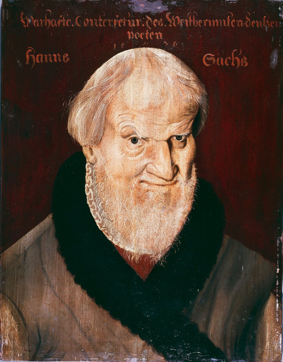Ritratto di Hans Sachs da German School