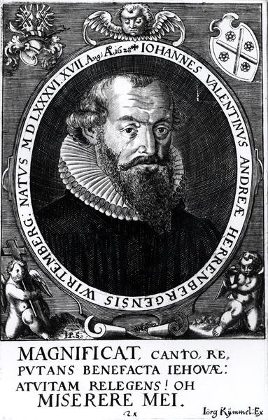 Ritratto di Johann Valentine (n.1586) di Herrenberg e Wurtemberg, inciso da Iorg Rijmmel, 17 agosto 1628 da German School