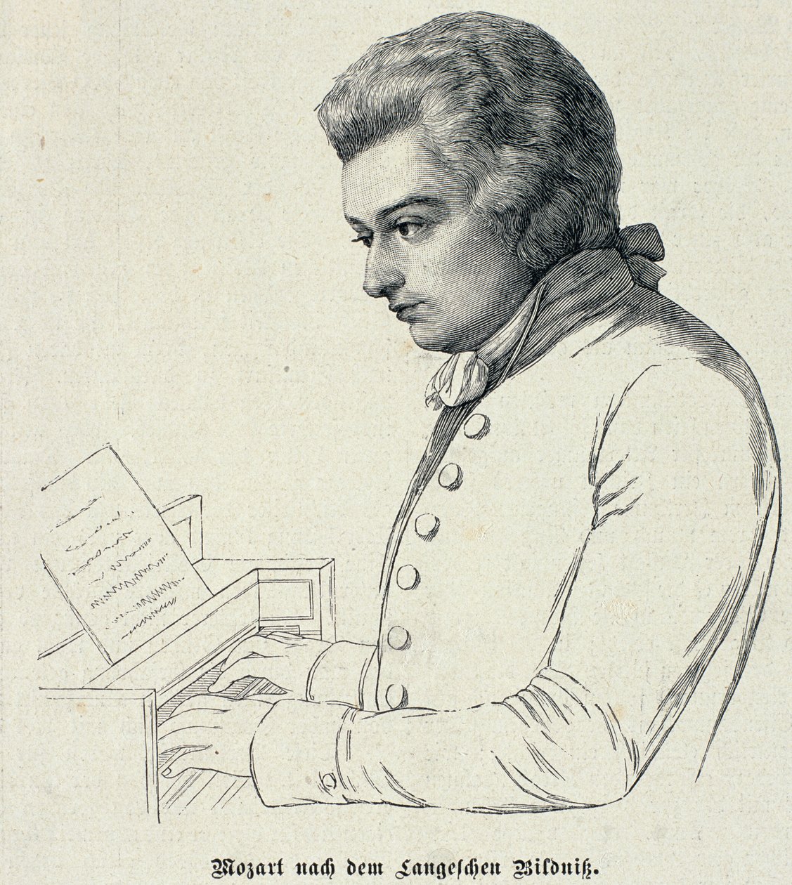 Ritratto di Wolfgang Amadeus Mozart | German School