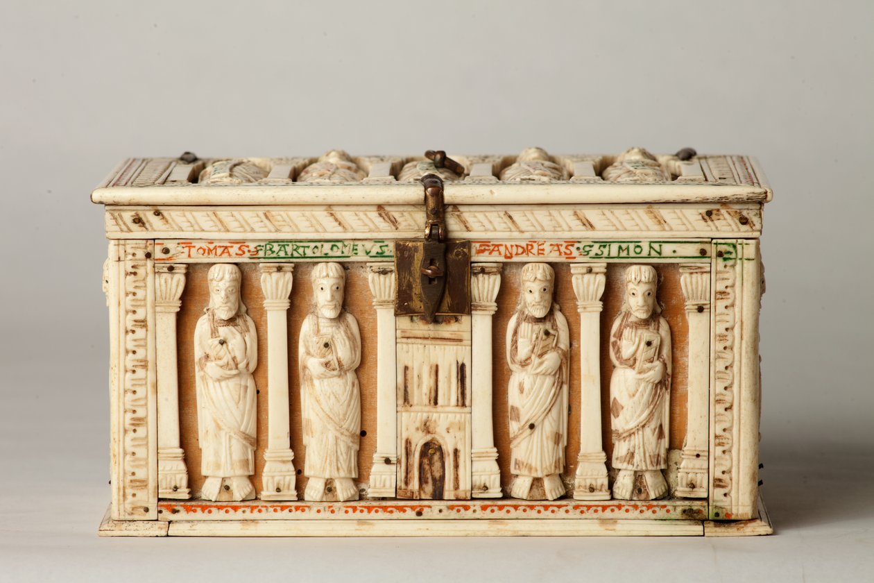 Scrigno reliquiario, Colonia, Germania, c.1150 da German School