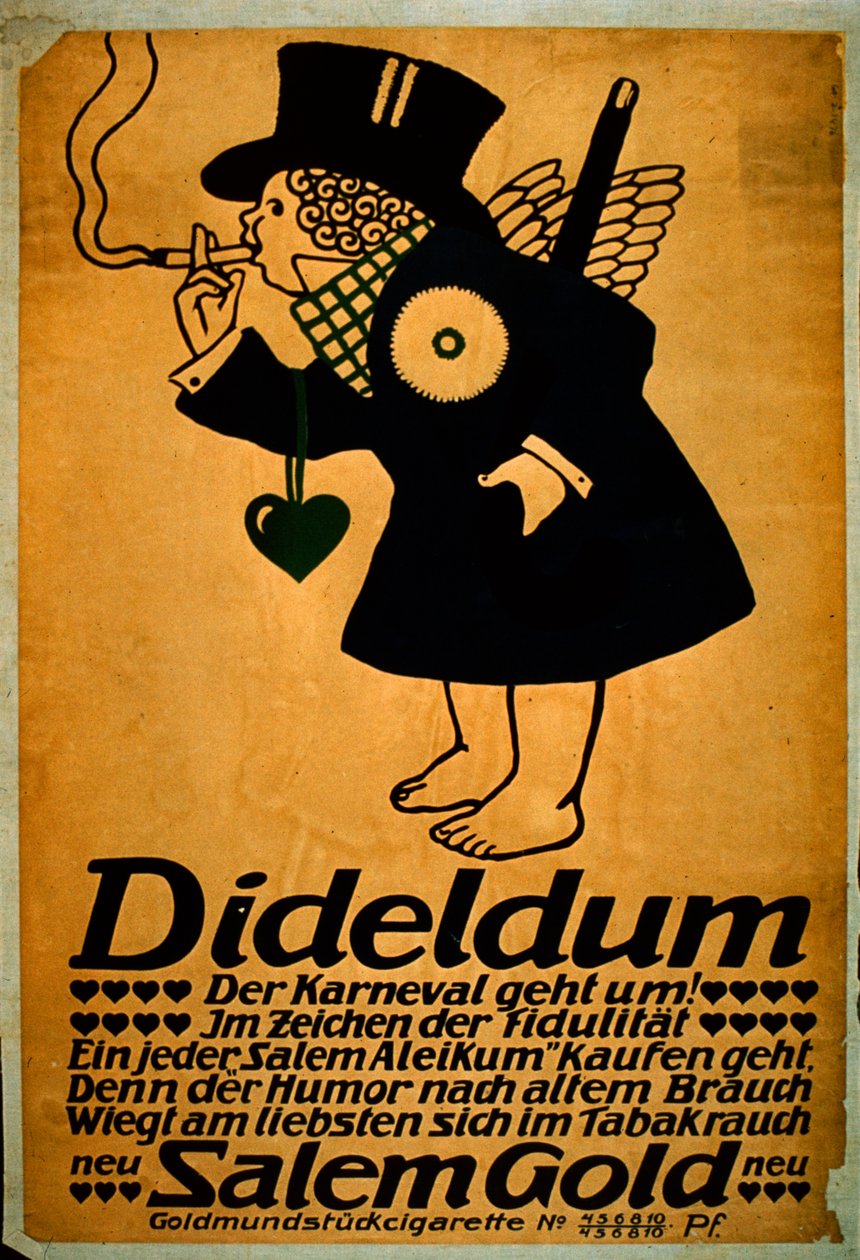 Pubblicità di sigarette Salem Gold da German School