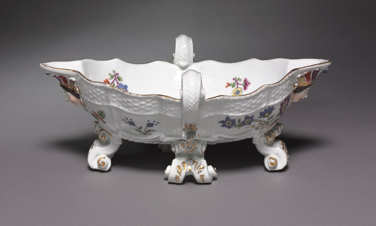 Salsiera, Fabbrica di porcellana di Meissen, Germania, 1735-56 da German School