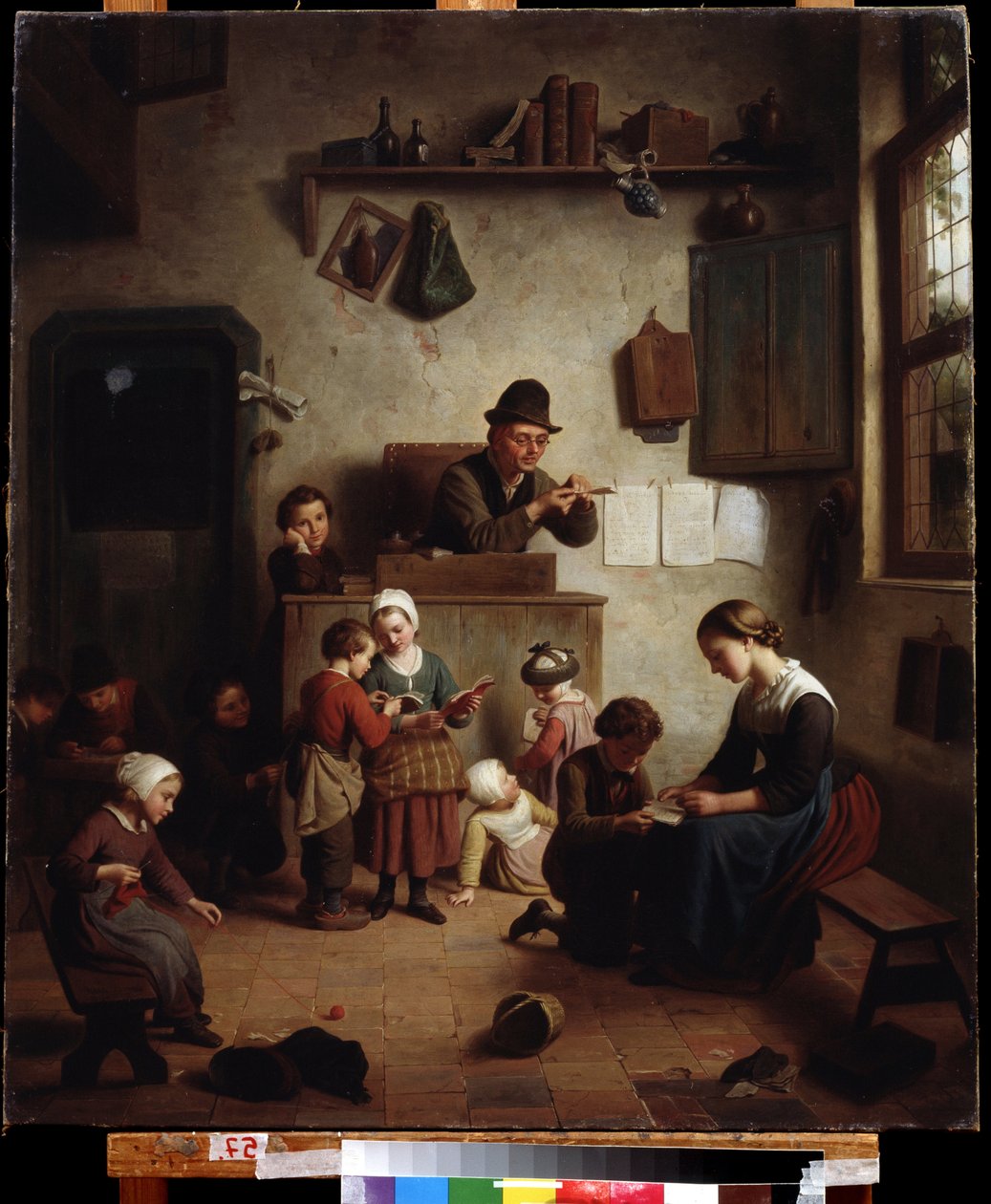 Scena di classe in una scuola da German School