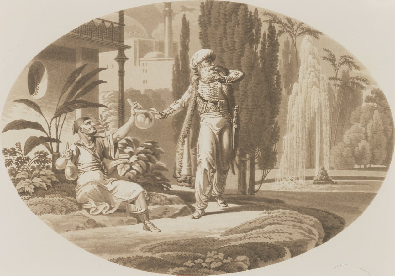 Scena da Le nozze di Figaro di Wolfgang Amadeus Mozart da German School