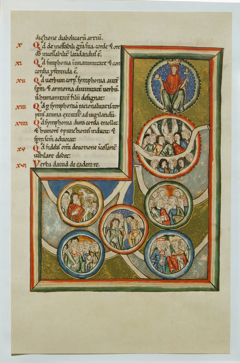 " Scivias" della monaca e mistica tedesca Hildegard von Bingen ... da German School