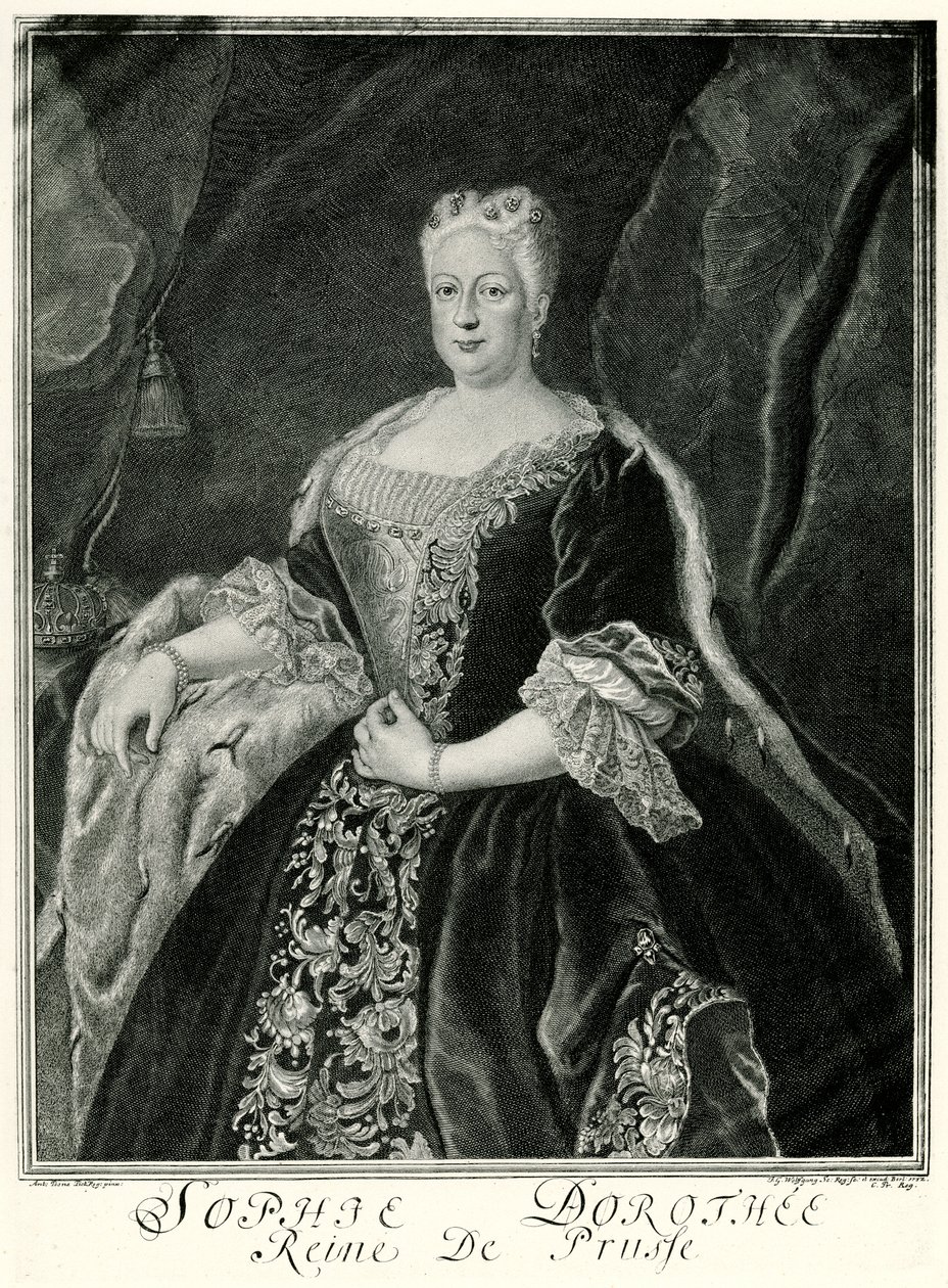 Sofia Dorotea, Regina di Prussia (1687-1757) da German School