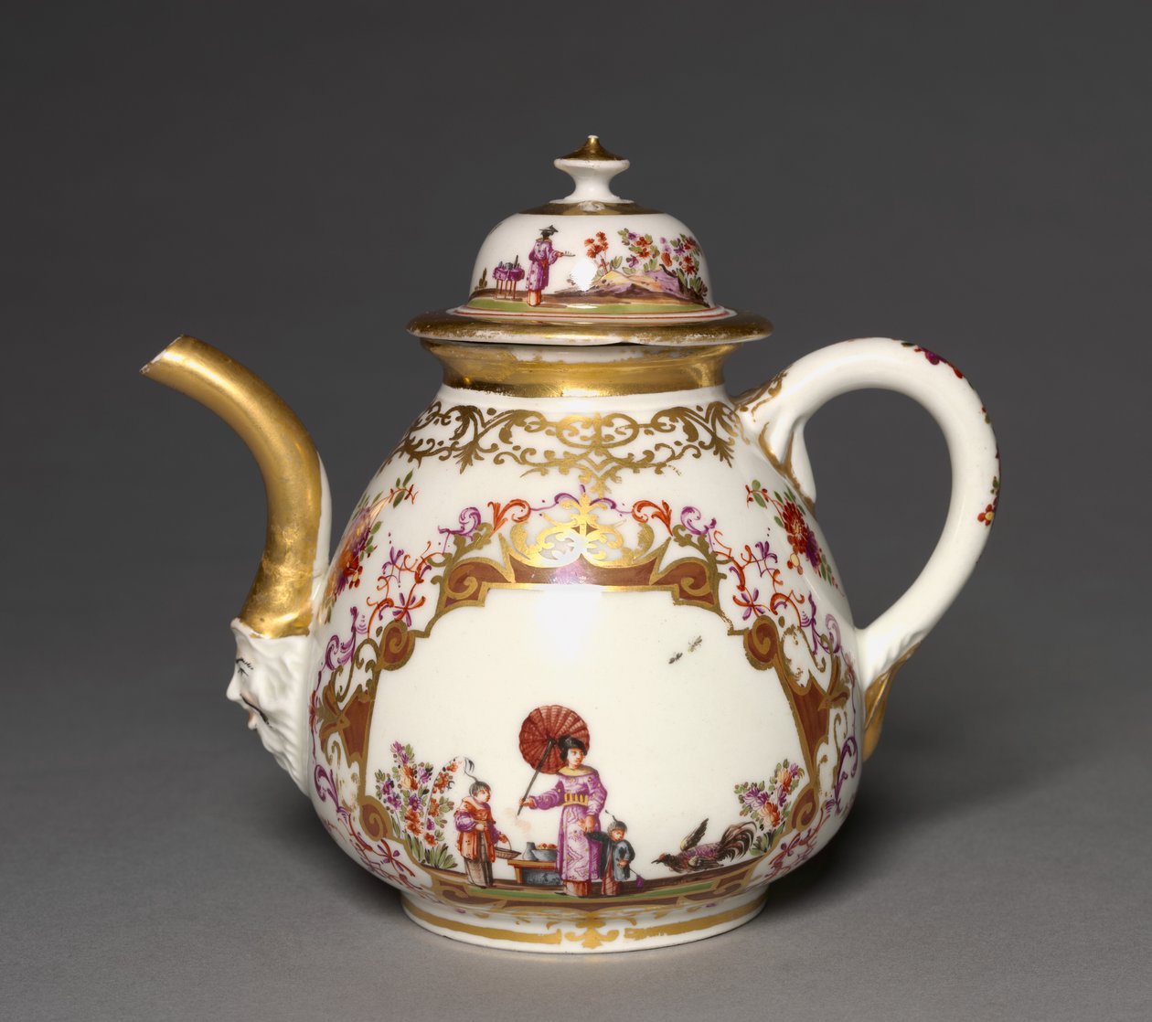 Teiera, Manifattura di porcellana di Meissen, c.1723-24 da German School