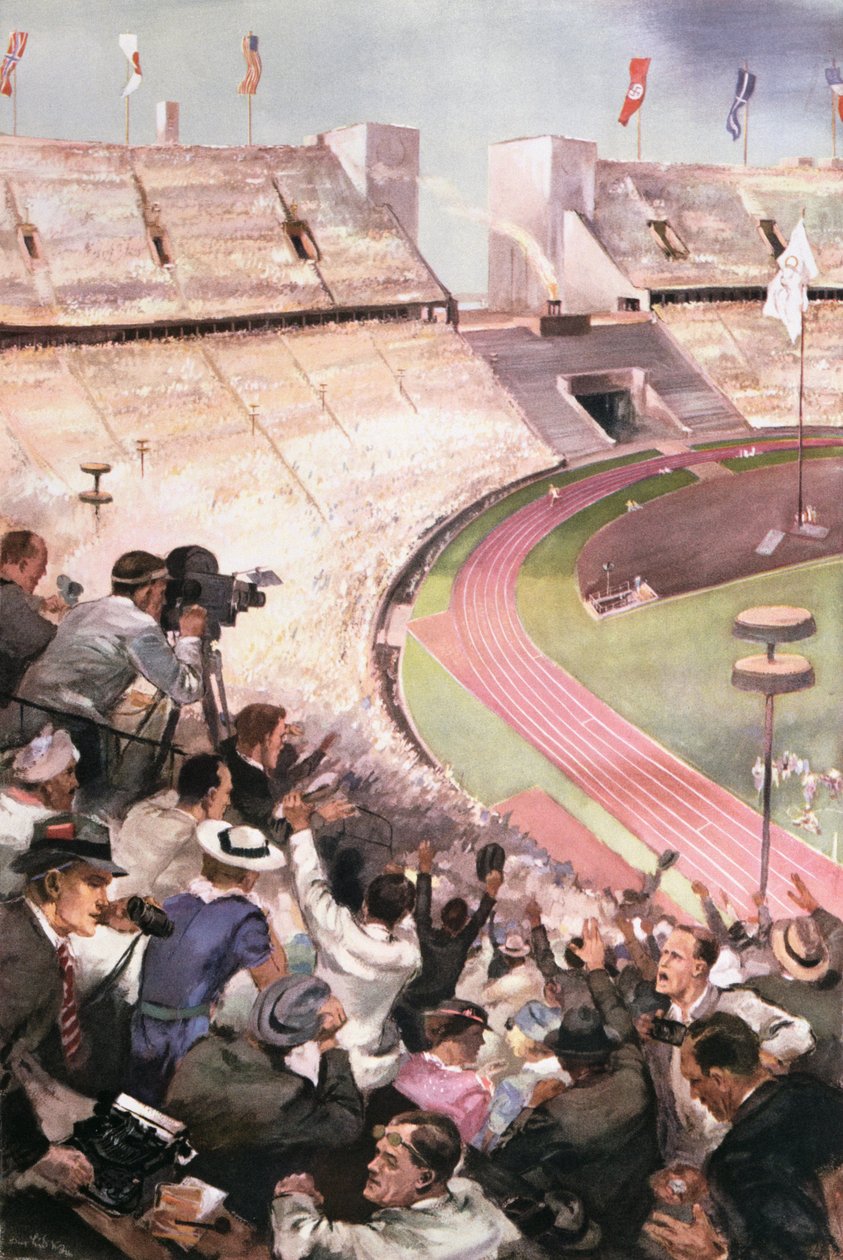 I Giochi Olimpici di Berlino, da Berliner Illustrite Zeitung, 1936 da German School