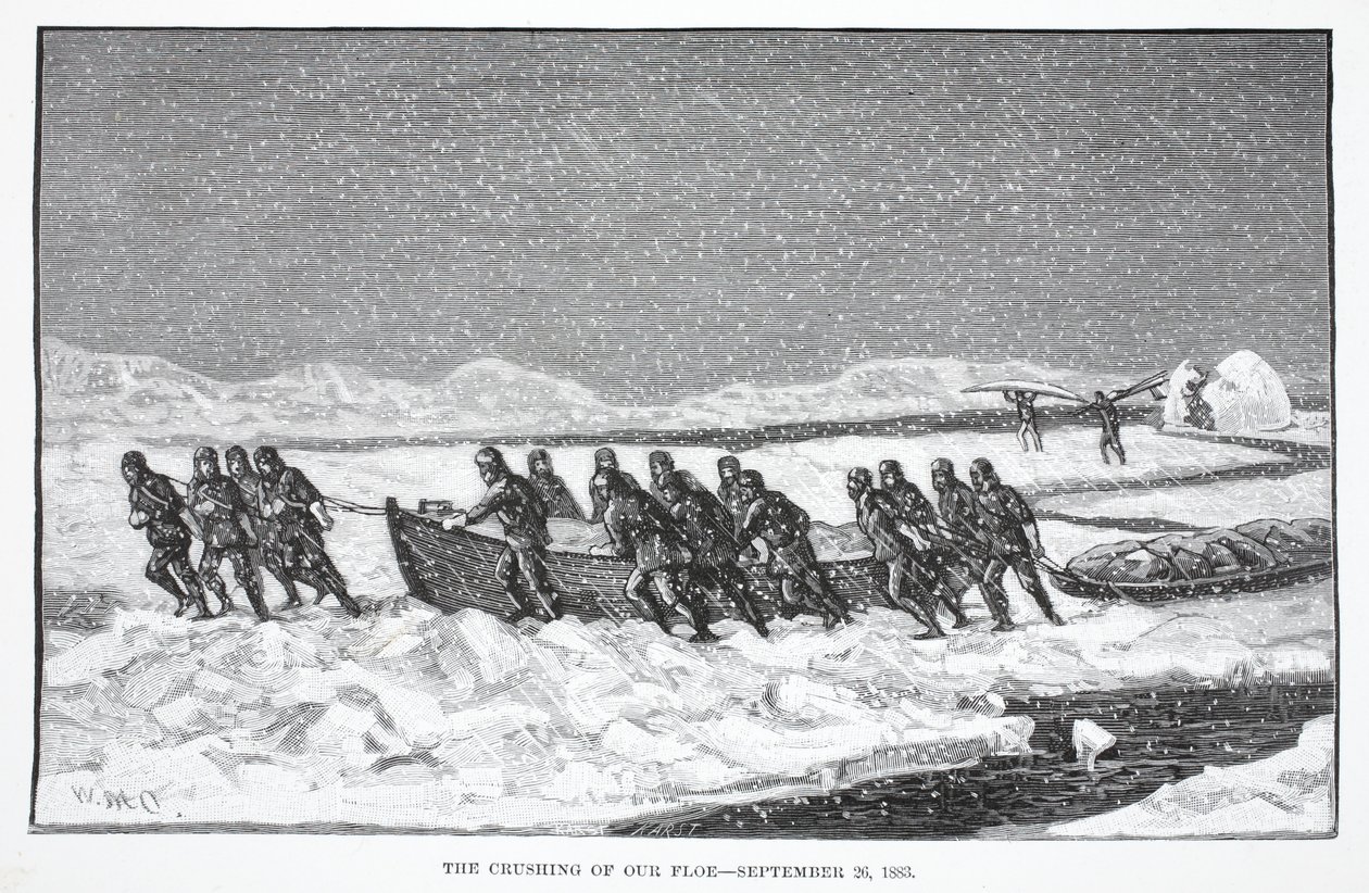 La Distruzione del nostro Ghiaccio, 26 settembre 1883 da German School