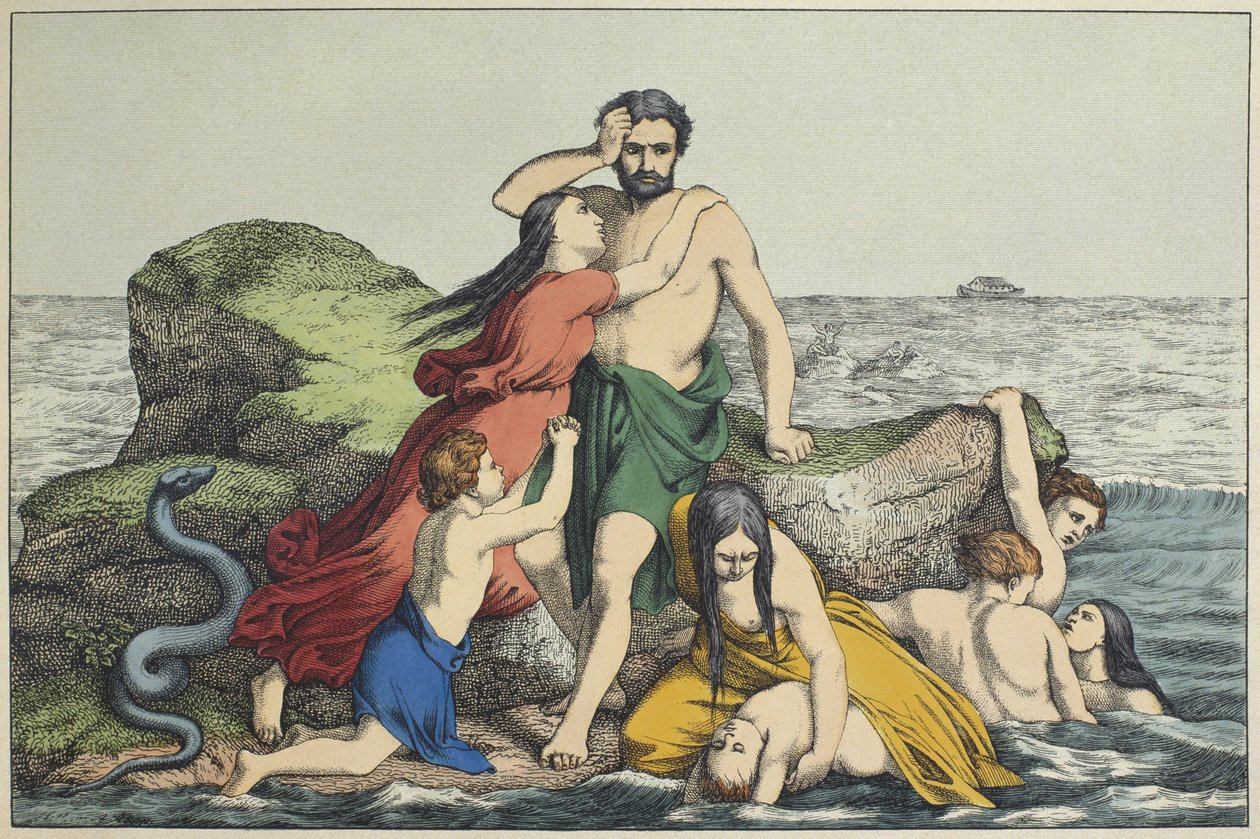 Il Diluvio, illustrazione da L