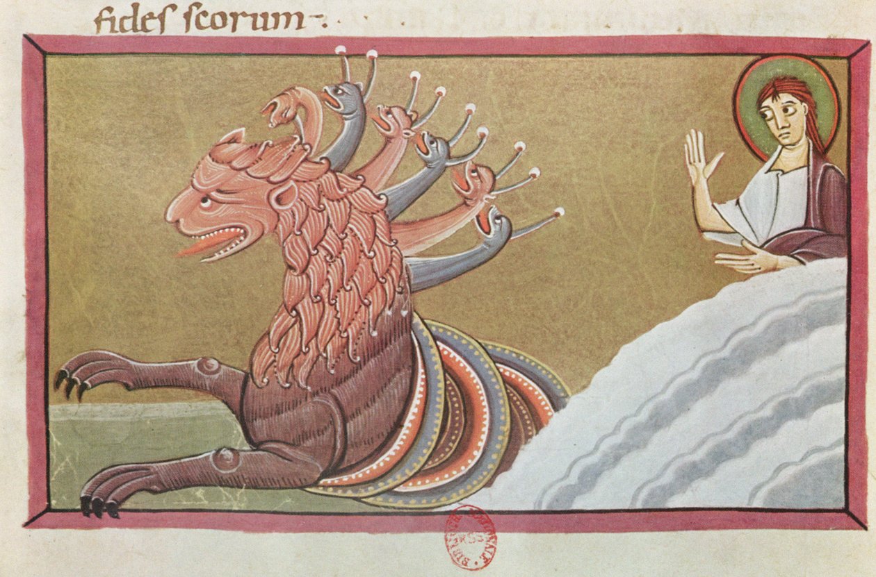 Il mostro marino, facsimile dell