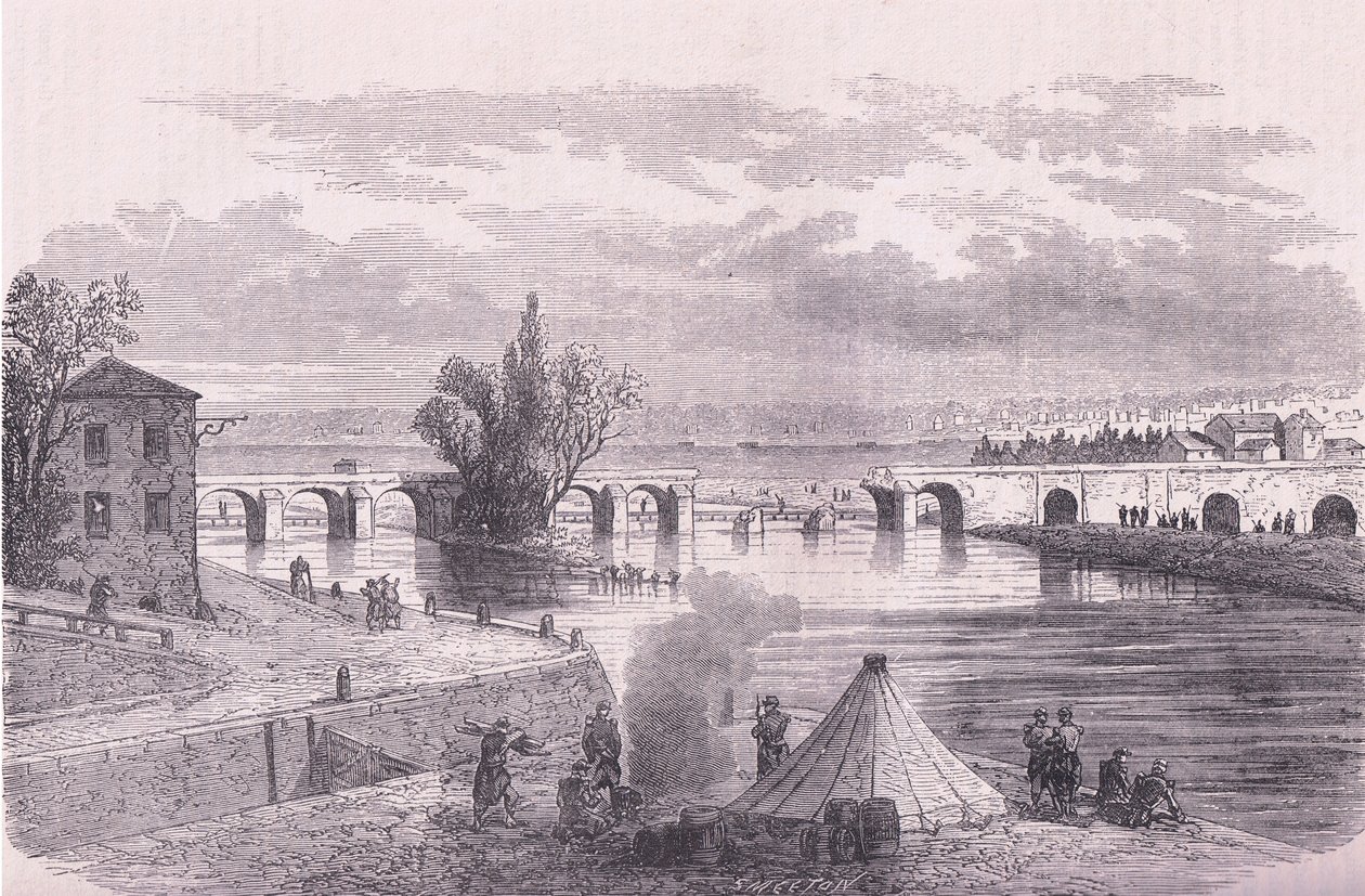 La difesa di Parigi - distruzione del ponte Jonville-sur-Marne da German School
