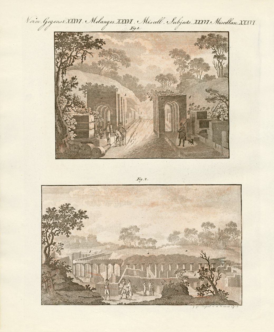 La città scavata di Pompei da German School