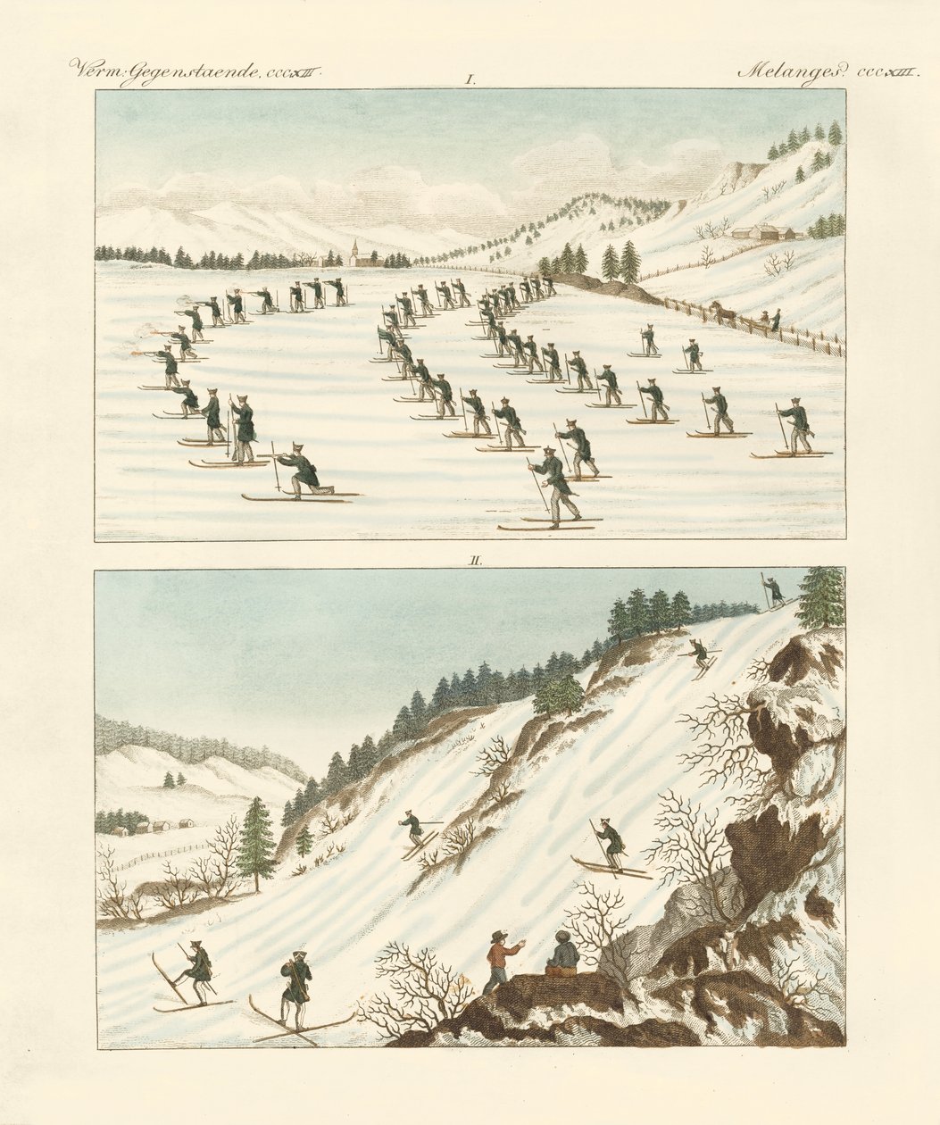 Il reggimento dei pattinatori in Norvegia da German School