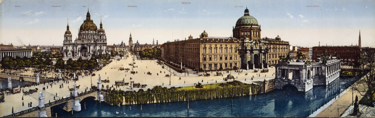 Veduta di Berlino al volgere del secolo da German School