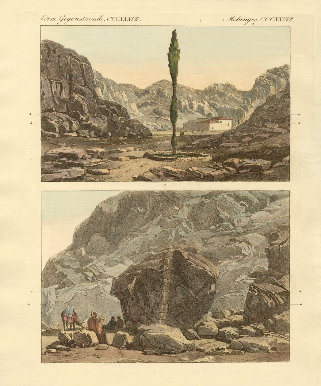 Vedute del Monte Sinai da German School