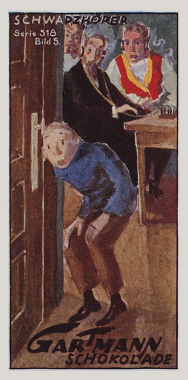 Senza fili (litografia a colori) da German School