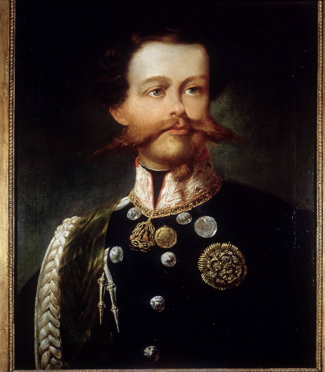 Ritratto di Vittorio Emanuele II (1820-1878) di Gerolamo Induno. Museo del Risorgimento. Milano. da Gerolamo Induno