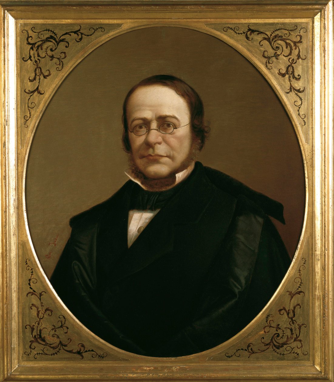 Ritratto del politico italiano Camillo Benso, Conte di Cavour da Gerolamo Induno