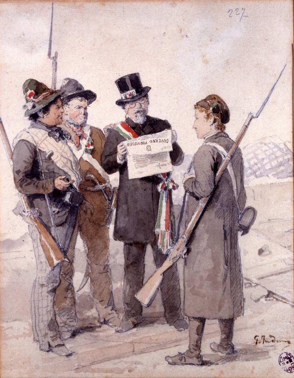 Risorgimento: Le Cinque Giornate di Milano (18-22 marzo 1848): uno dei primi episodi delle Rivoluzioni del 1848 da Gerolamo Induno