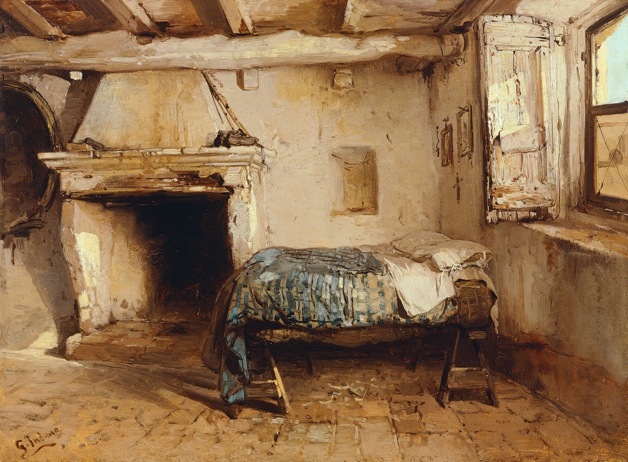 Interno rustico da Gerolamo Induno