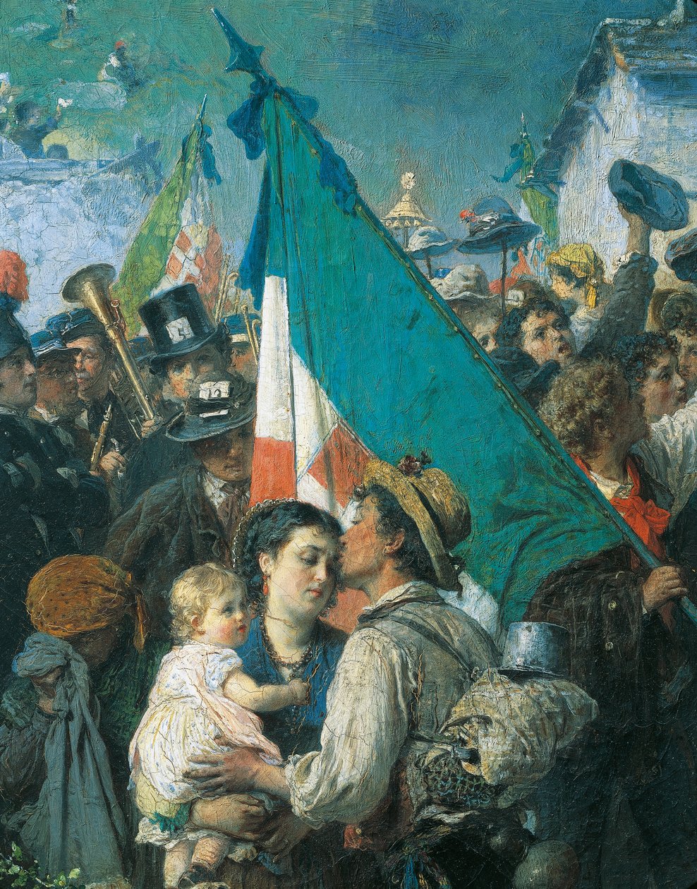 La Partenza dei Coscritti del 1866 da Gerolamo Induno