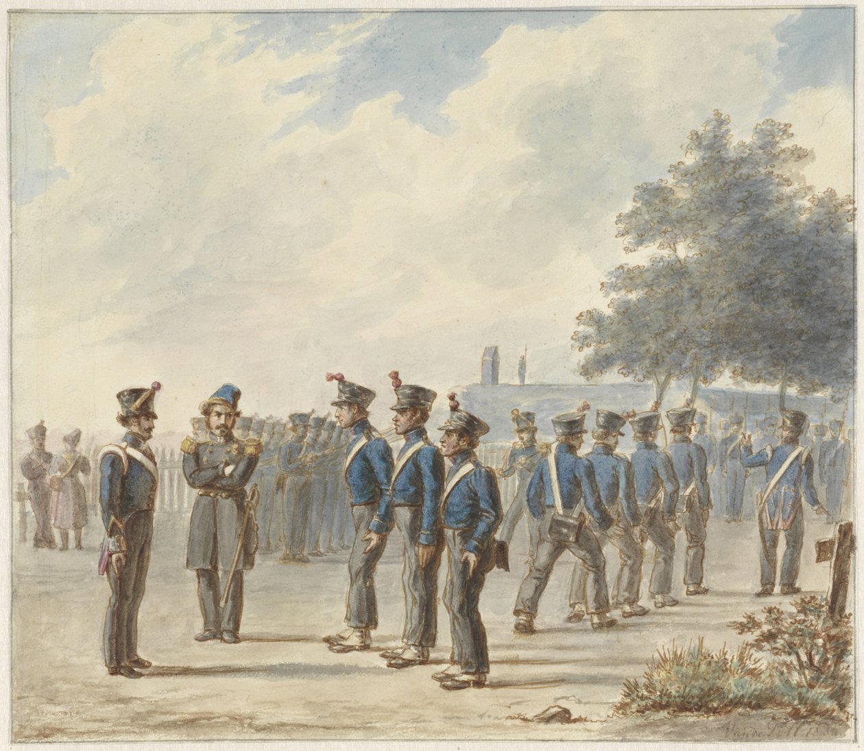 Milizia rurale, 1830 da Gerret Jasink van de Poll