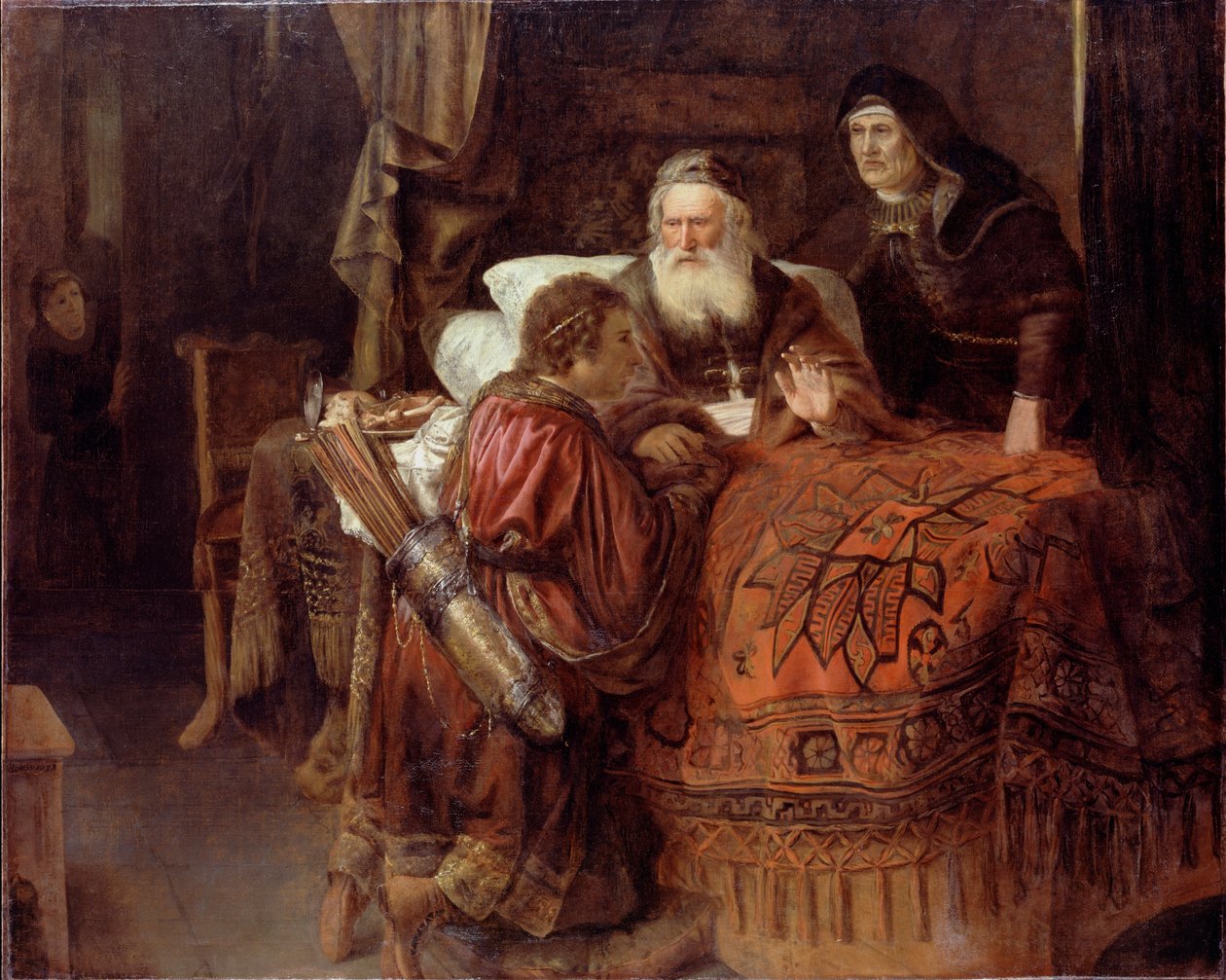 Isacco benedice Giacobbe da Gerrit van Honthorst