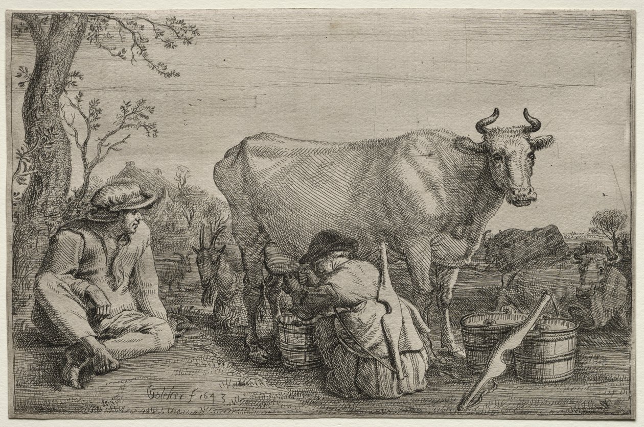 La lattaia da Gerrit Claesz. Bleker