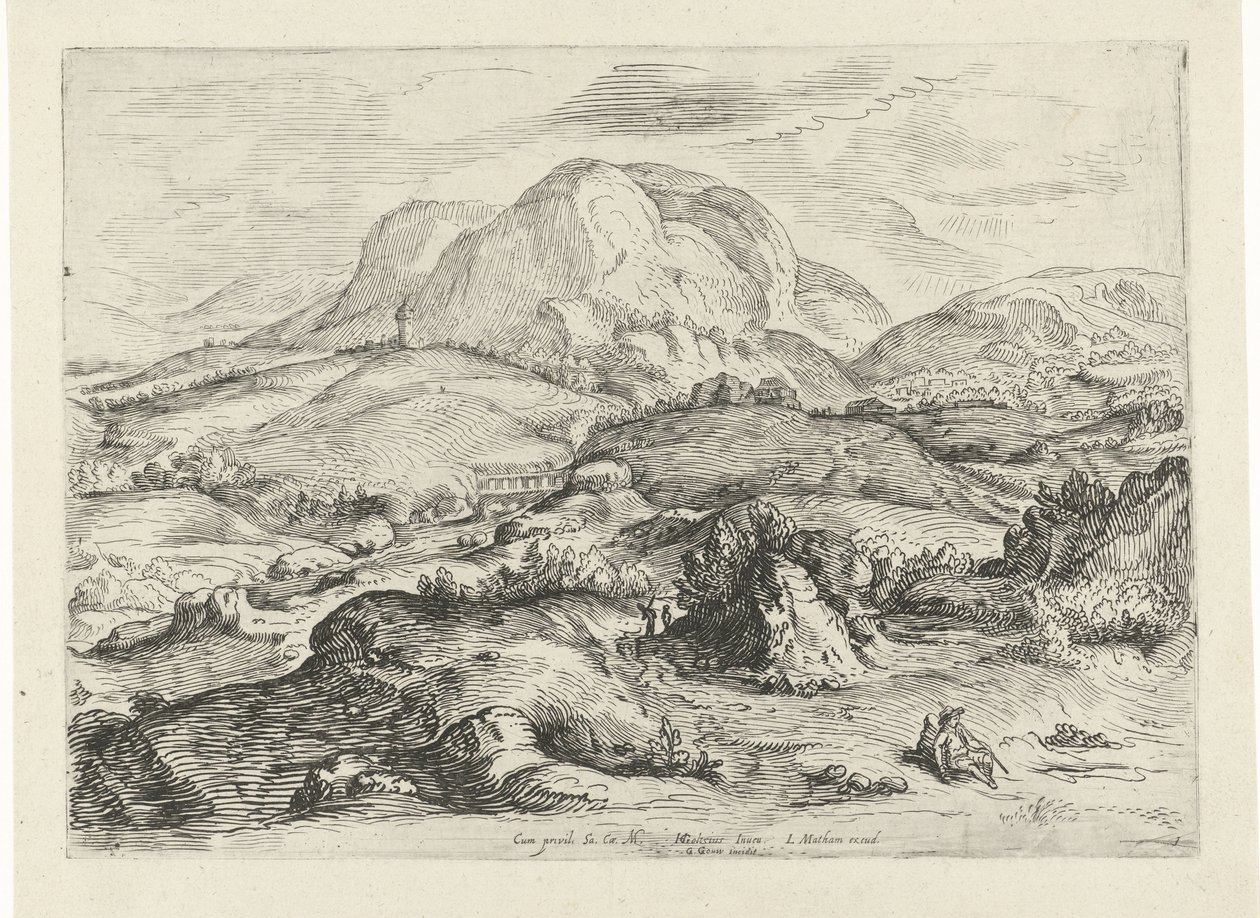 Paesaggio montano da Gerrit Gauw