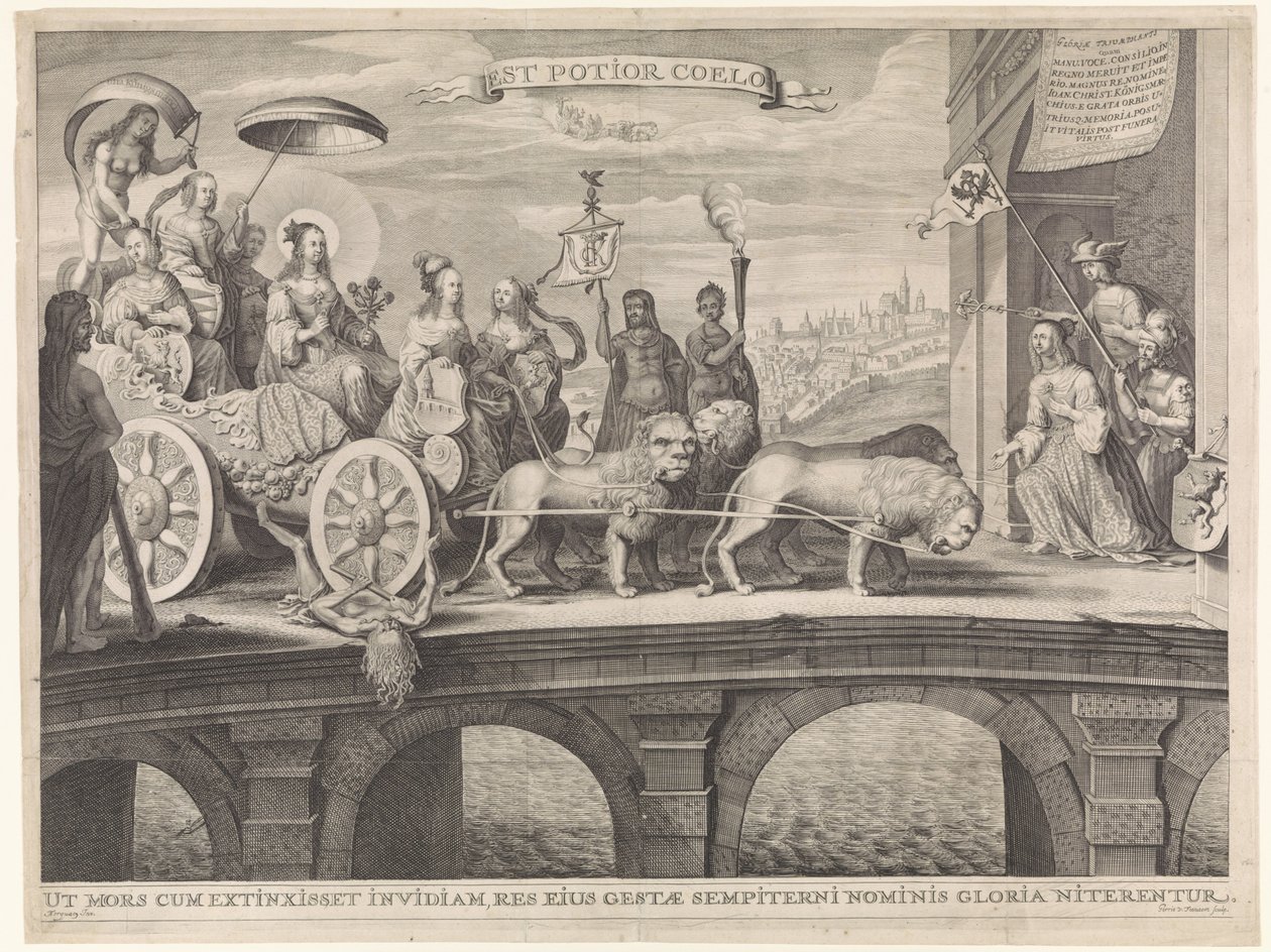 Allegoria del benvenuto di Königsmark da Gerrit Gerritsz van Fenaem