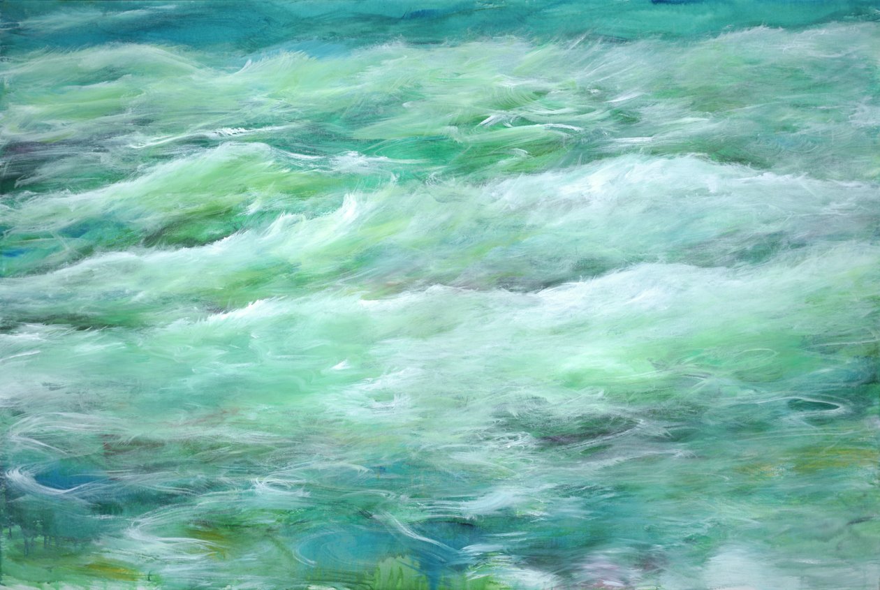 Mari tranquilli, 2013 (acrilico su tela) da Gerrit Greve