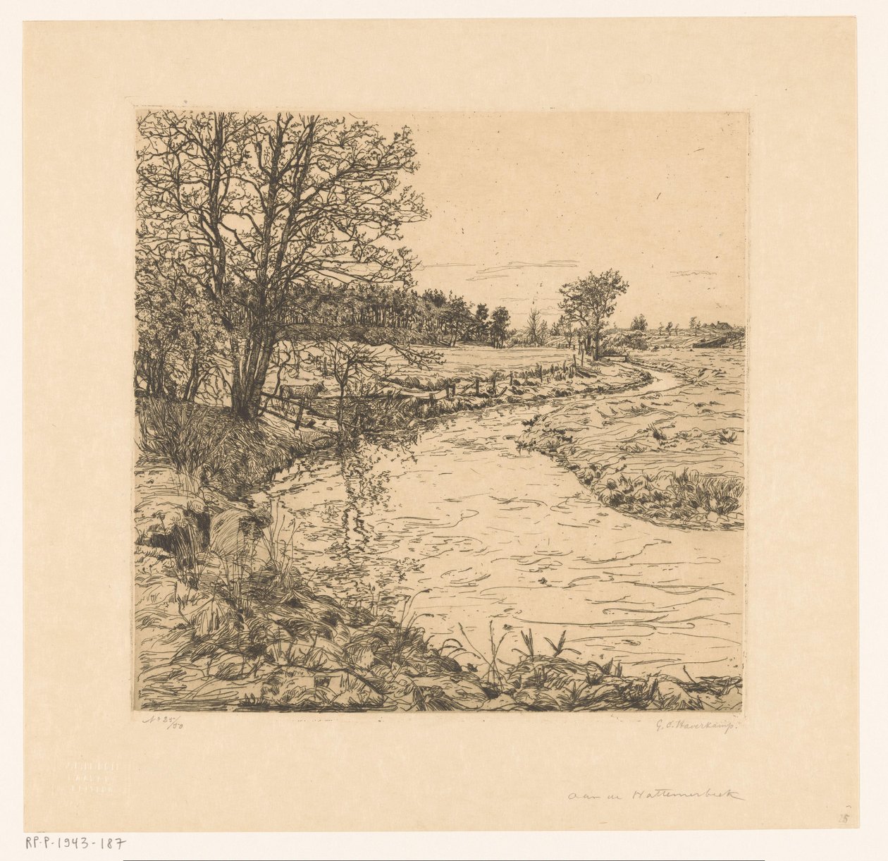Alla Hattemerbeek da Gerrit Haverkamp (signed by artist)