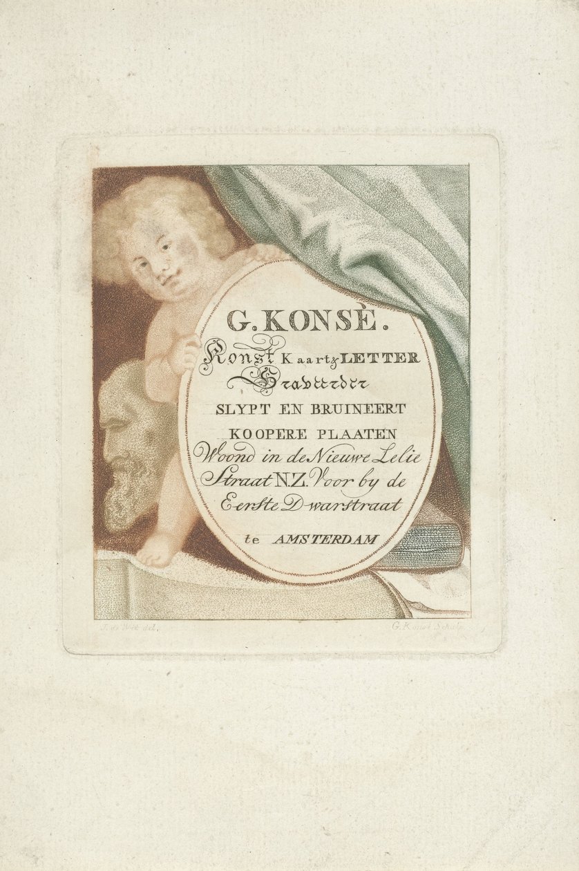Biglietto da visita di Gerrit Konsé da Gerrit Konsé