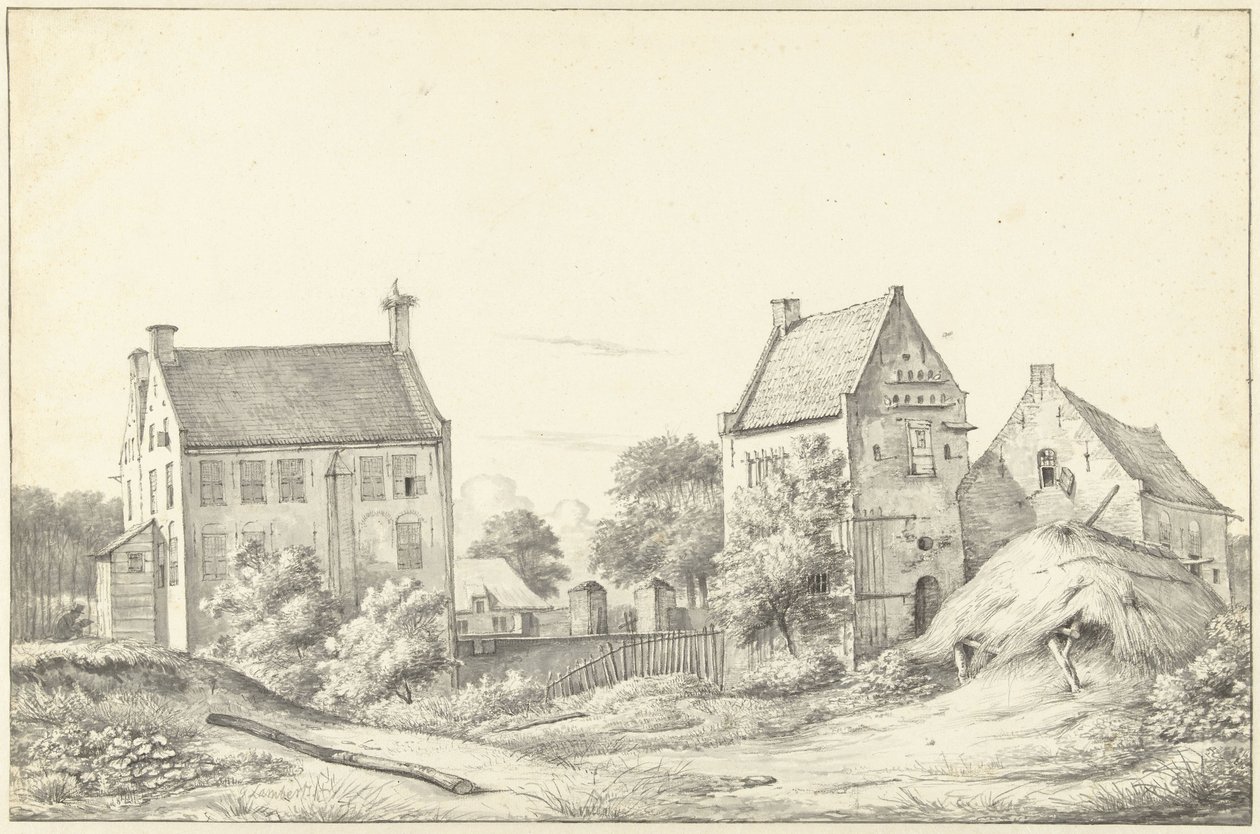 La casa Vroonestein vicino a Jutphaas da Gerrit Lamberts