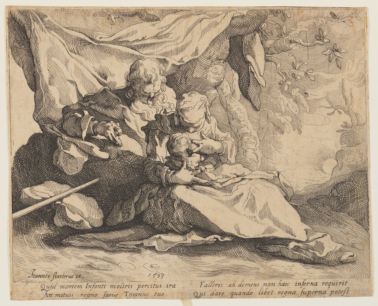 Il riposo durante la fuga in Egitto da Gerrit Pietersz