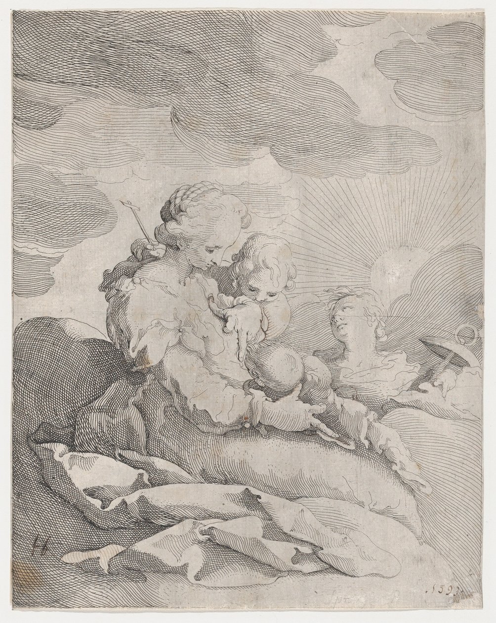 Fede, Speranza e Carità da Gerrit Pietersz Sweelink
