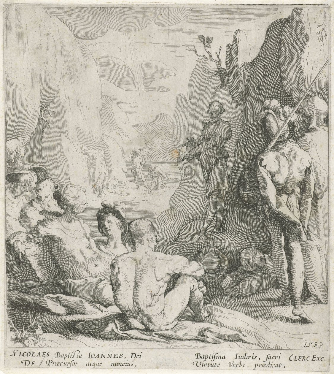 Predicazione di Giovanni Battista da Gerrit Pietersz. Sweelink