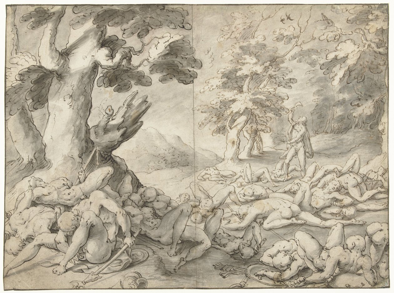 Sansone dopo aver sconfitto i Filistei da Gerrit Pietersz. Sweelink