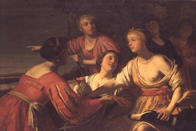 Diana e le sue ninfe da Gerrit van (follower of) Honthorst